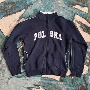 Saluto Sportswear brand Polska polish zip up jacket S